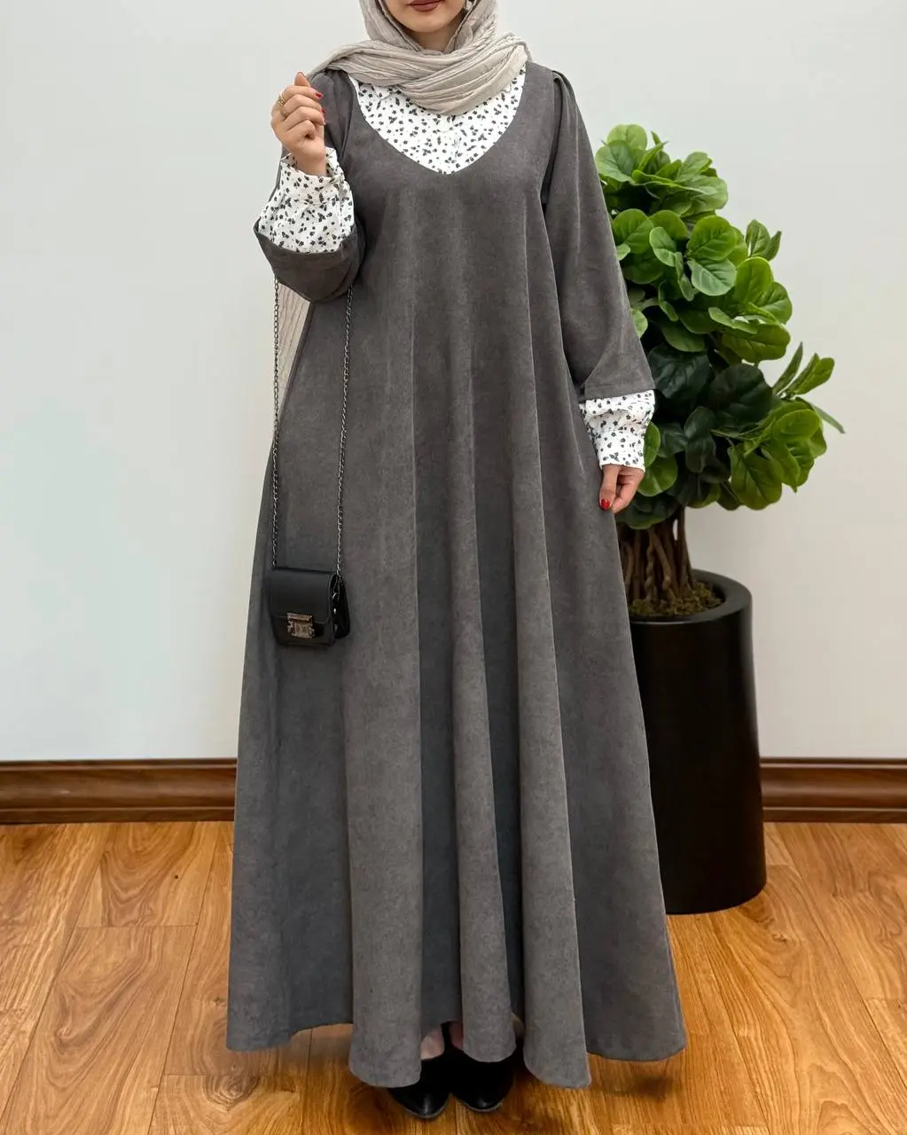 پیراهن مانتویی سوپر کلوش مهرانه ۴